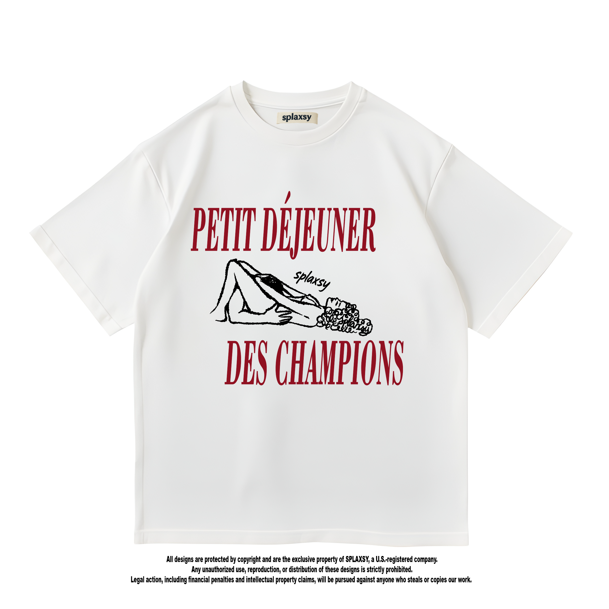 T-shirt Petit Déjeuner Des Champions